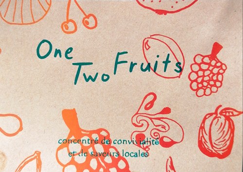 one two fruits 1 étiquette 1